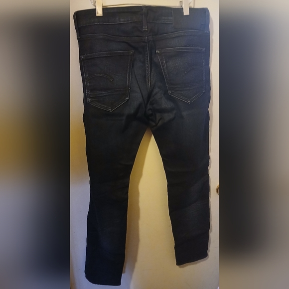 G Raw Men's Blue Jeans - Picture 2 of 2